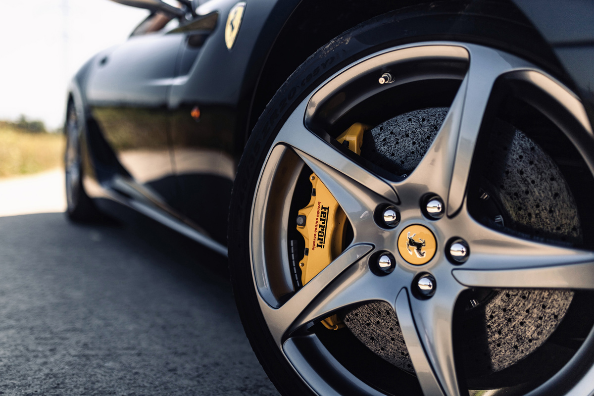 Front Passenger Wheel of the 2011 Ferrari SA Aperta offered at RM Sotheby's St. Moritz Live Auction 2021