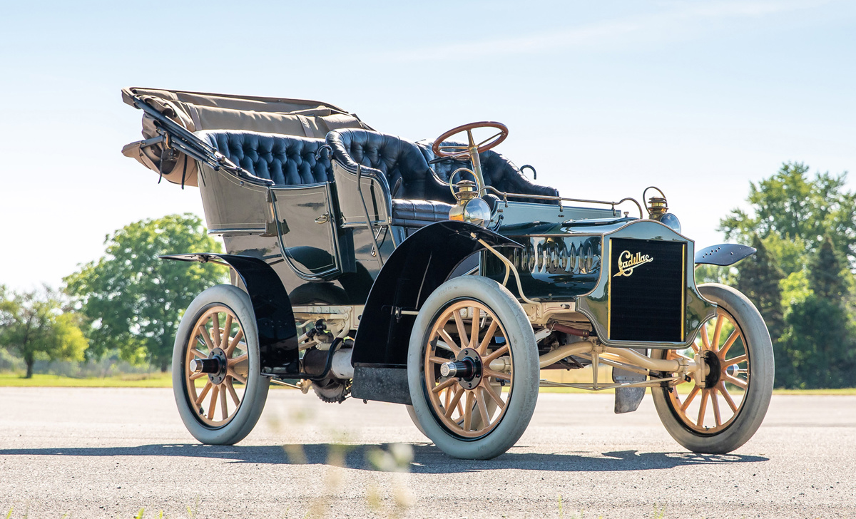 1905 Cadillac Model F Four-Passenger Touring offered at RM Auctions Auburn Fall Live Auction 2021