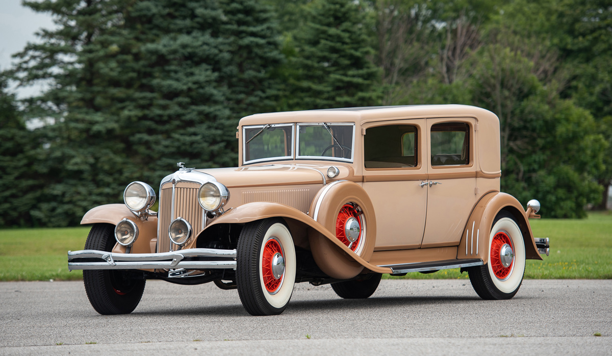 1931 Chrysler CG Imperial Close-Coupled Sedan offered at RM Auctions Auburn Fall Live Auction 2021