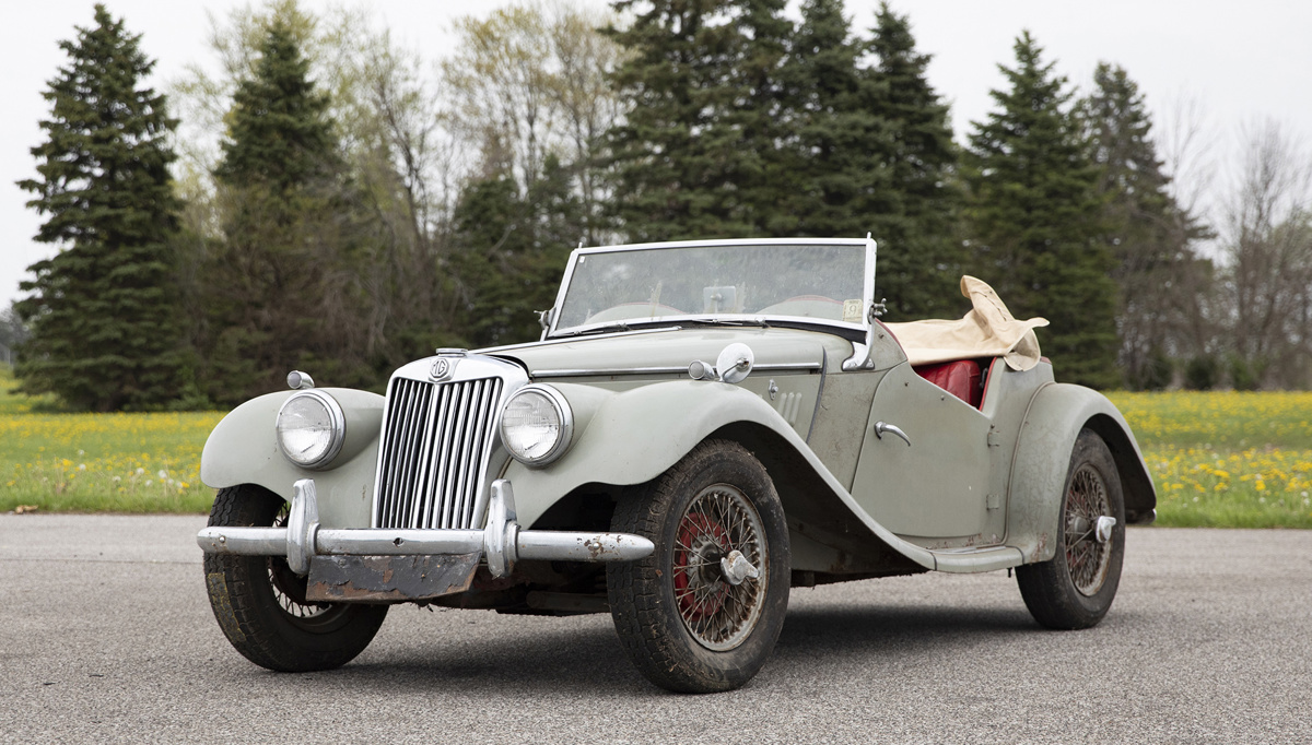 1954 MG TF Roadster Offered at RM Auctions Auburn Fall Live Auction 2021