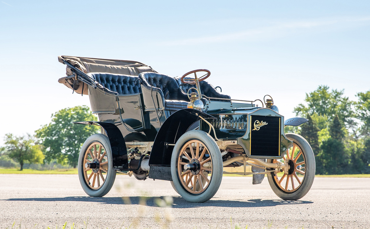 1905 Cadillac Model F Four-Passenger Touring Offered at RM Auctions Auburn Fall Live Auction 2021