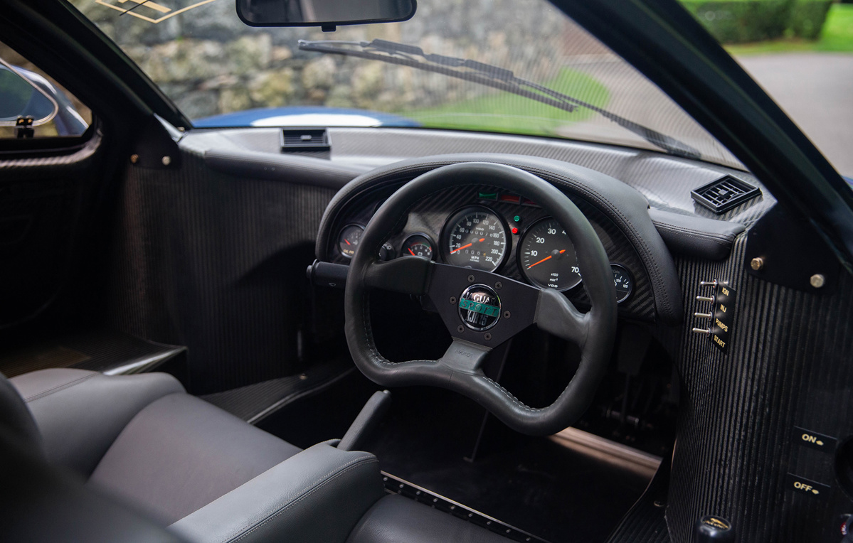 Interior of 1991 Jaguar XJR-15 Offered at RM Sotheby's Monterey Live Auction 2021