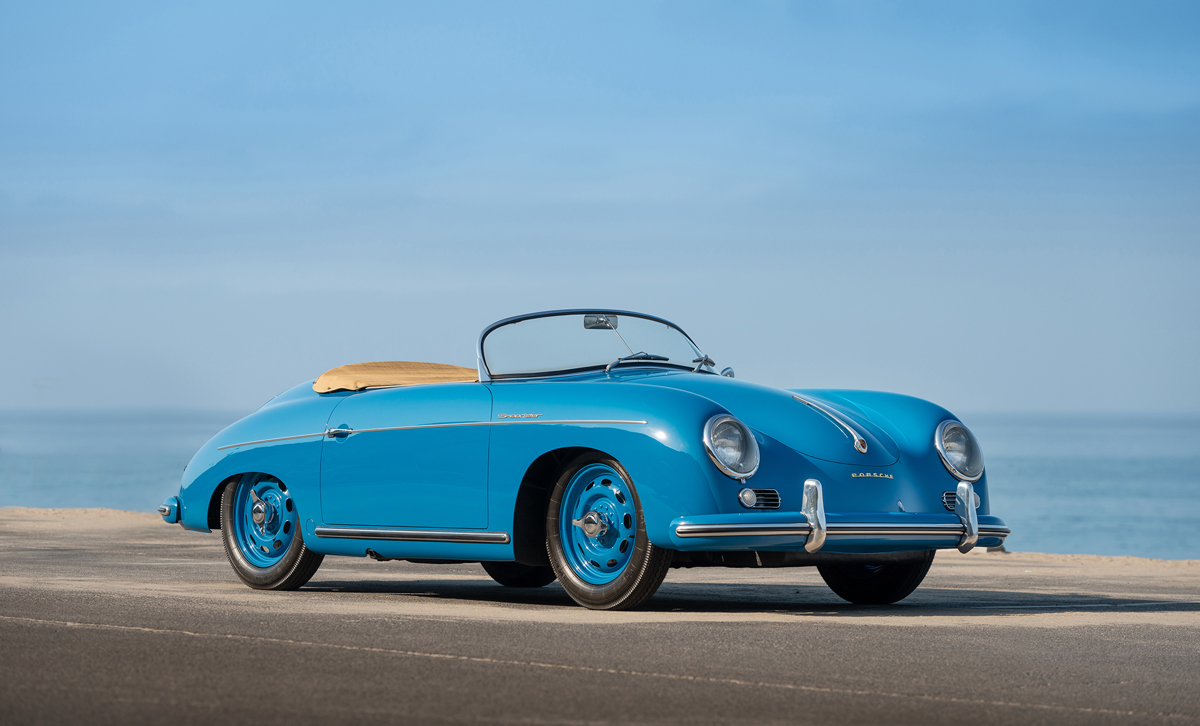 1954 Porsche 356 1500 S Speedster by Reutter Offered at RM Sotheby's Monterey Live Auction 2021