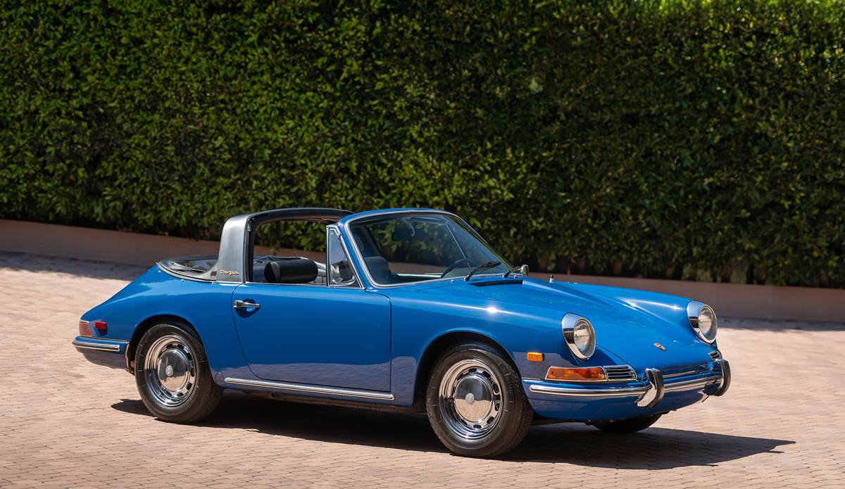1968 Porsche 911 'Soft-Window' Targa Offered at RM Sotheby's Monterey Live Auction 2021