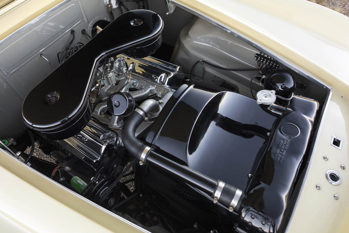 Engine of 1954 Dodge Firearrow II by Ghia Offered at RM Sotheby's Monterey Live Auction 2021