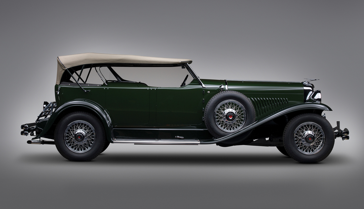 1929 Duesenberg Model J 'Butterfly' Dual-Cowl Phaeton by Murphy Offered at RM Sotheby's Monterey Live Auction 2021