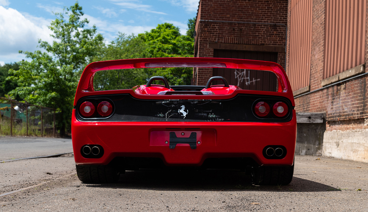 Rear of 1995 Ferrari F50 Offered at RM Sotheby's Monterey Live Auction 2021