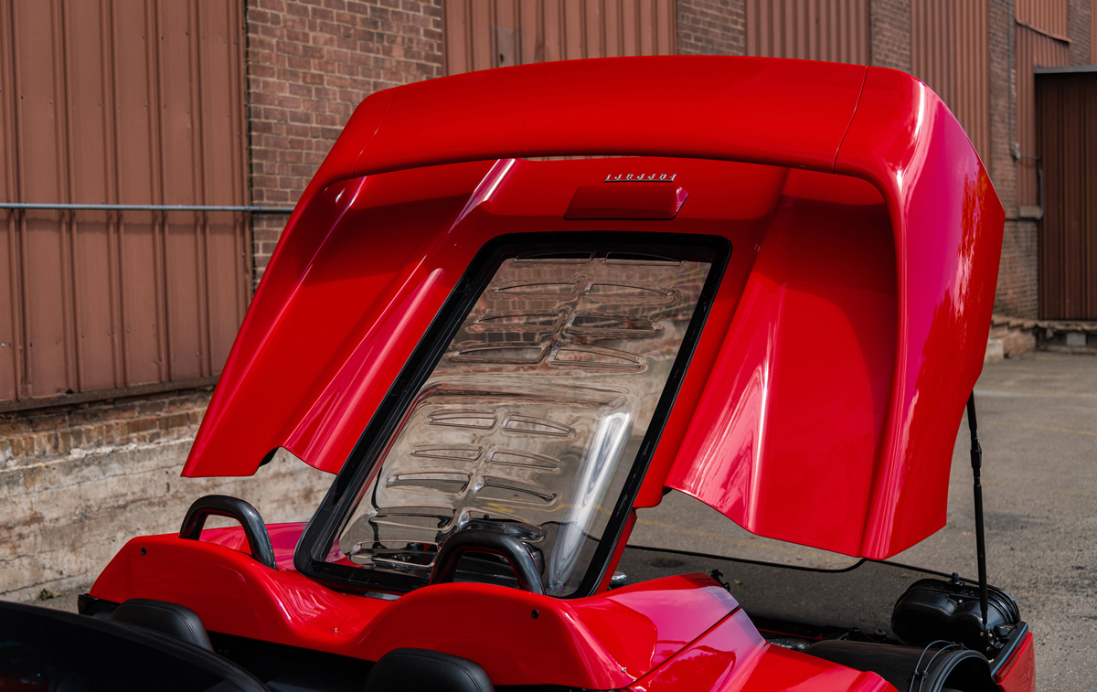 Rear hood of 1995 Ferrari F50 Offered at RM Sotheby's Monterey Live Auction 2021