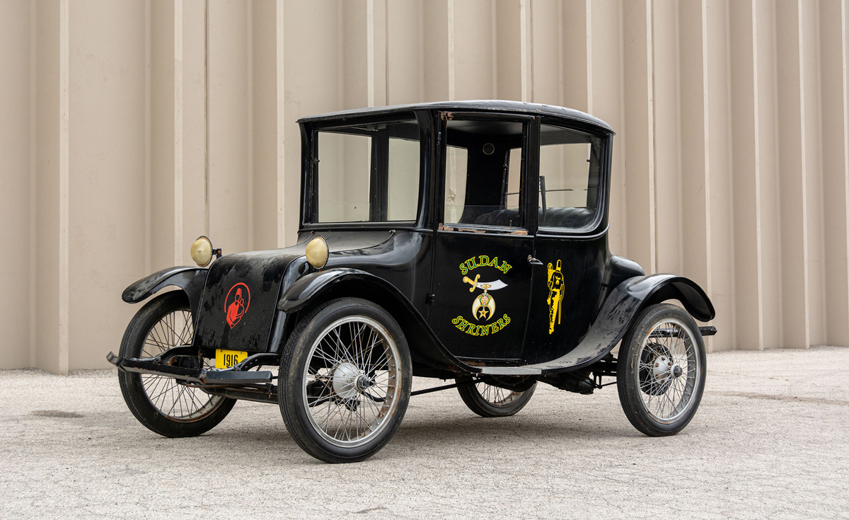 1921 Milburn Electric Model 27L Brougham Offered at RM Sotheby's Online Only Open Roads June Auction 2021