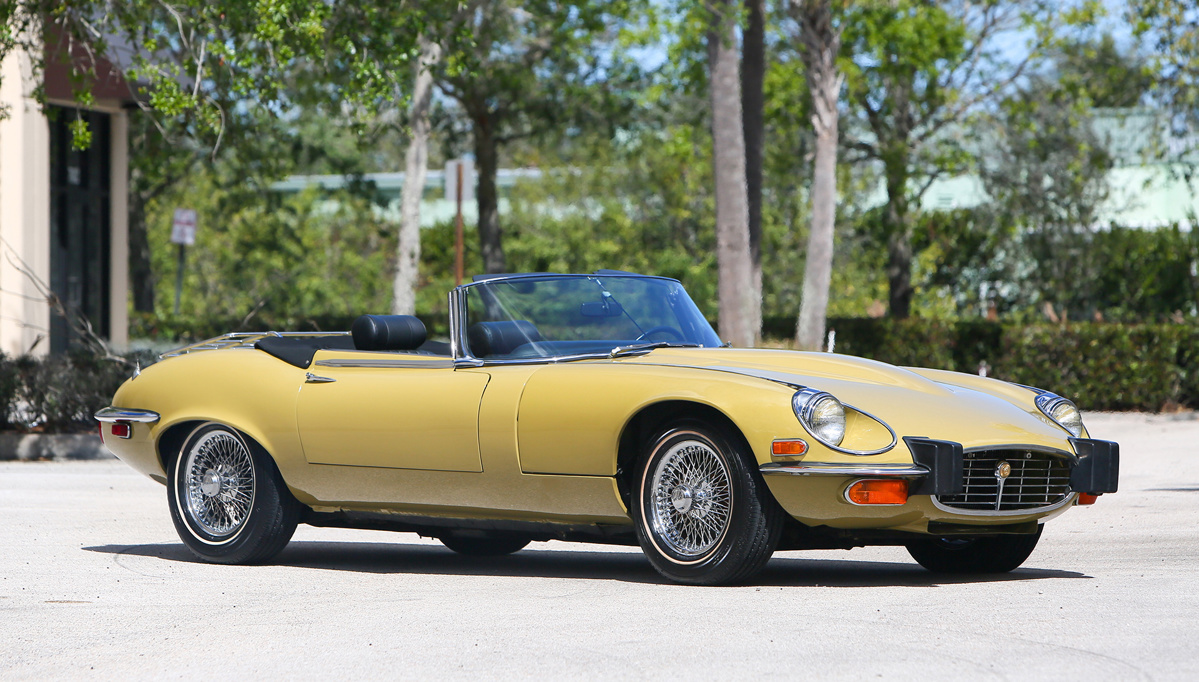 1974 Jaguar E-Type Series 3 V-12 Roadster Offered at RM Sotheby's Online Only Open Roads June Auction 2021