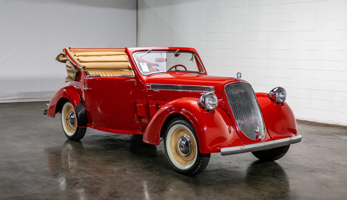 1939 Steyr 220 Cabriolet Offered at RM Sotheby's Online Only Open Roads June Auction 2021