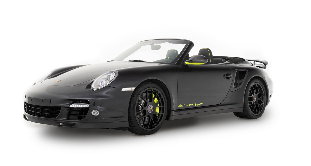 2013 Porsche 911 Turbo S Cabriolet 'Edition 918 Spyder' Offered at RM Sotheby's Online Only Open Roads June Auction 2021