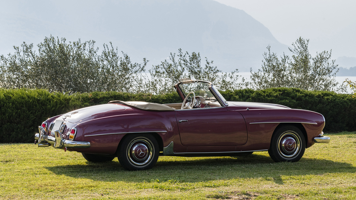 1957 Mercedes-Benz 190 SL Offered at RM Sotheby's Online Only Open Roads June Auction 2021