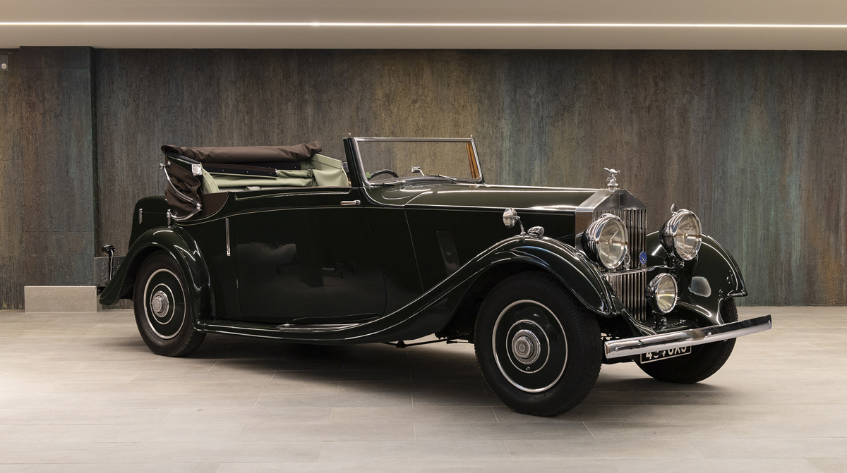 1935 Rolls-Royce 20/25 Drophead Sedanca Coupé by Gurney Nutting offered at RM Sotheby's A Passion For Elegance Auction 2021