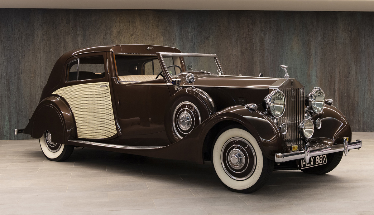 1938 Rolls-Royce Wraith Sedanca de Ville by Park Ward offered at RM Sotheby's A Passion For Elegance Live Auction 2021