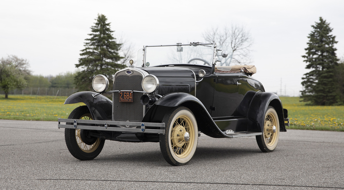 1929 Ford Model A Roadster offered at RM Auctions Auburn Fall Live Auction 2021