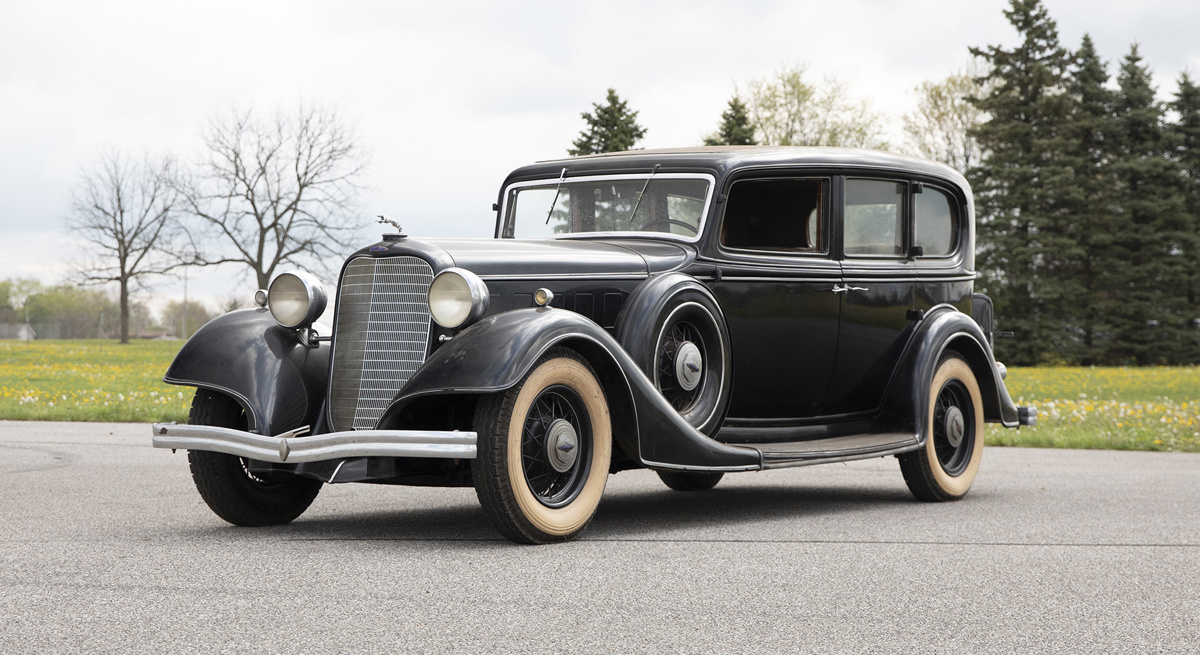 1934 Lincoln Model KB Seven-Passenger Sedan offered at RM Auctions Auburn Fall Live Auction 2021