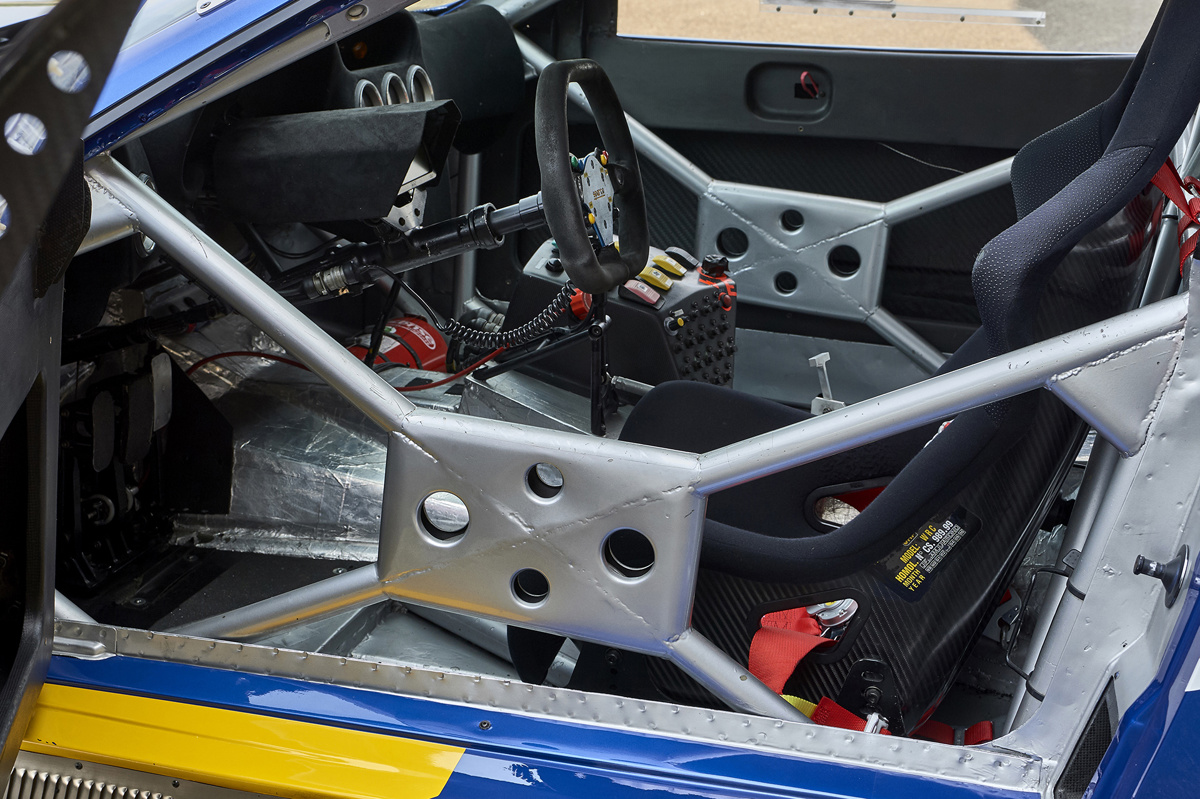 Interior of 2000 Ferrari 550 GT1 available at RM Sotheby's Milan Live Auction 2021