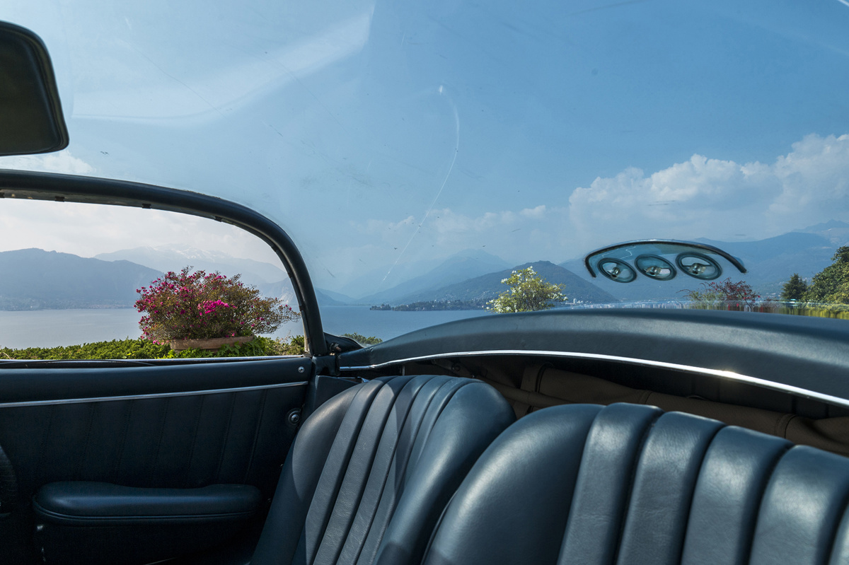 Rear Windshield of the 1957 Mercedes-Benz 300 SL Roadster available at RM Sotheby's Milan Live Auction 2021