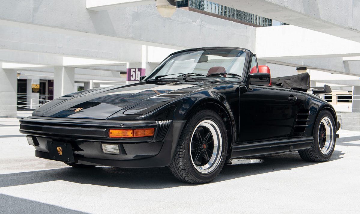 1987 Porsche 911 Turbo ‘Flat-Nose’ Cabriolet available at RM Sotheby's Online Only Open Roads May Auction 2021