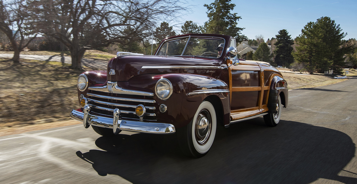 1947 Ford Super DeLuxe Sportsman Convertible available at RM Sotheby's Amelia Island Live Auction 2021
