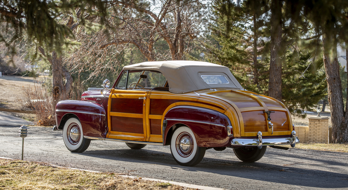 1947 Ford Super DeLuxe Sportsman Convertible available at RM Sotheby's Amelia Island Live Auction 2021