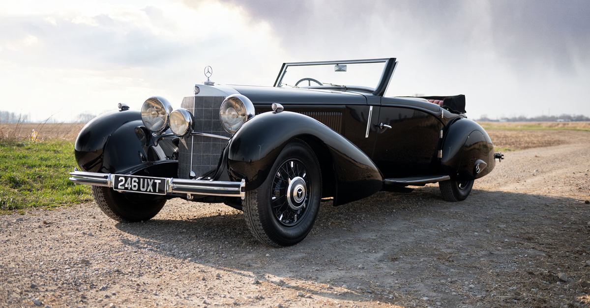 1935 Mercedes-Benz 500 K Three-Position Roadster by Windovers available at RM Sotheby's Amelia Island Live Auction 2021