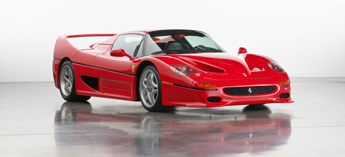 1995 Ferrari F50 available at RM Sotheby's Amelia Island Live Auction 2021