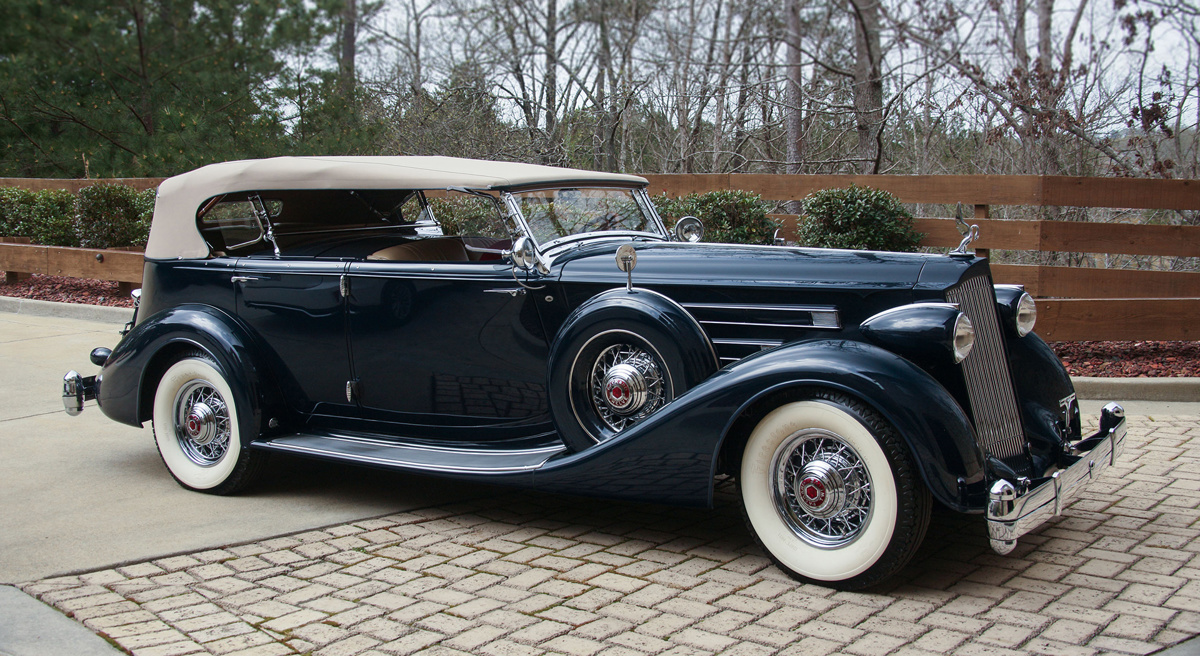 1936 Packard Twelve Sport Phaeton available at RM Sotheby's Amelia Island Live Auction 2021
