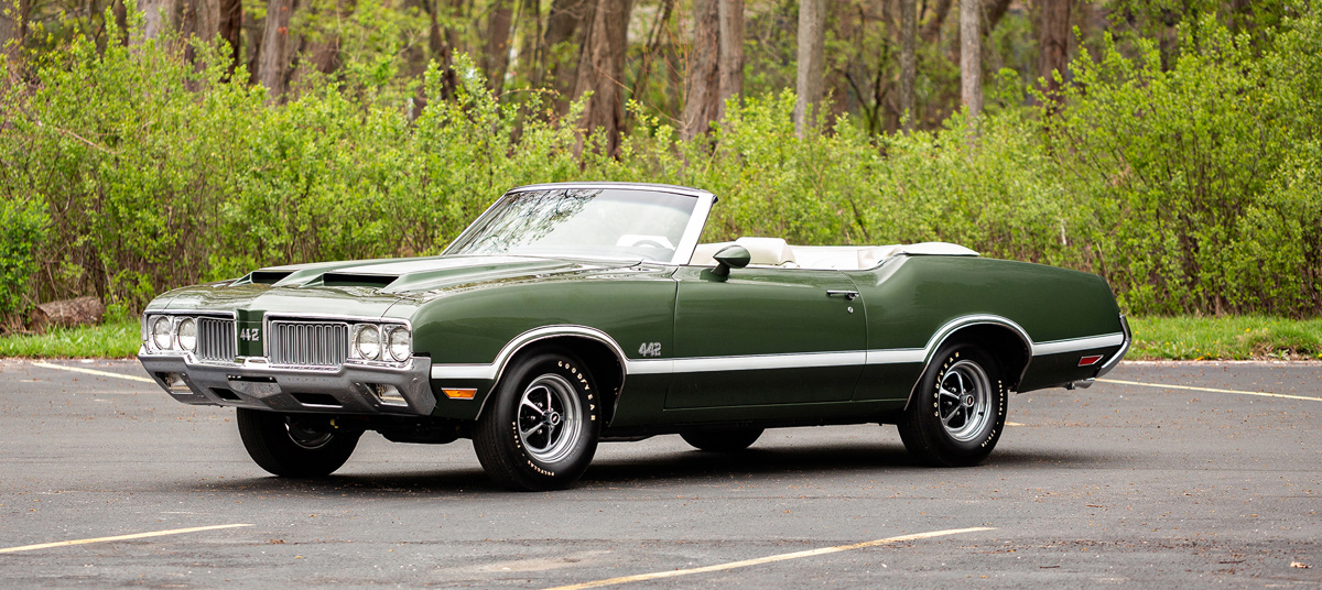 1970 Oldsmobile 442 Convertible available at RM Sotheby's Amelia Island Live Auction 2021