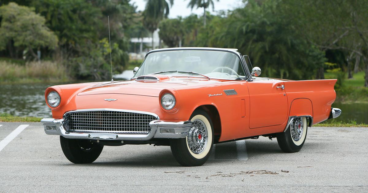 1957 Ford Thunderbird E-Code available at RM Sotheby's Amelia Island Live Auction 2021