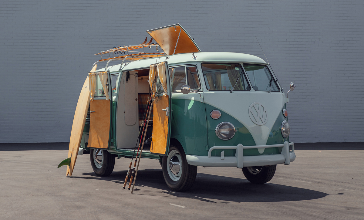 1962 Volkswagen Type 2 Westfalia Camper available at RM Sotheby's Online Only Handle With Fun Auction 2021