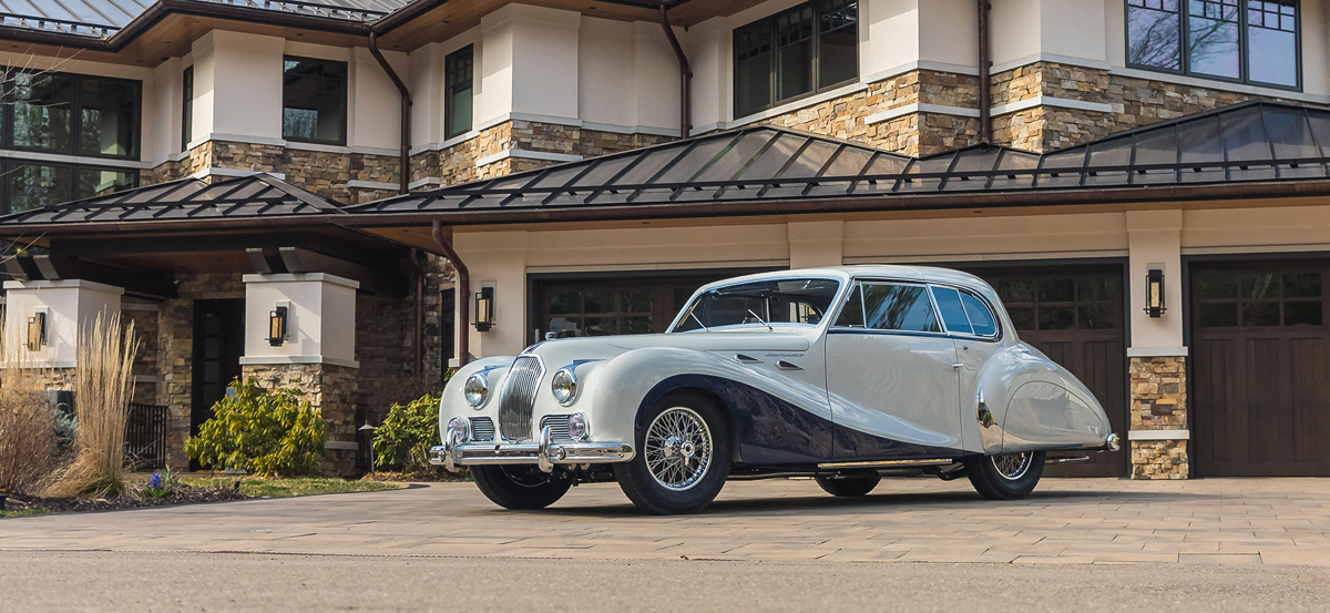 1948 Talbot-Lago T26 Record Sport Coupe de Ville by Saoutchik available at RM Sotheby's Amelia Island Live Auction 2021