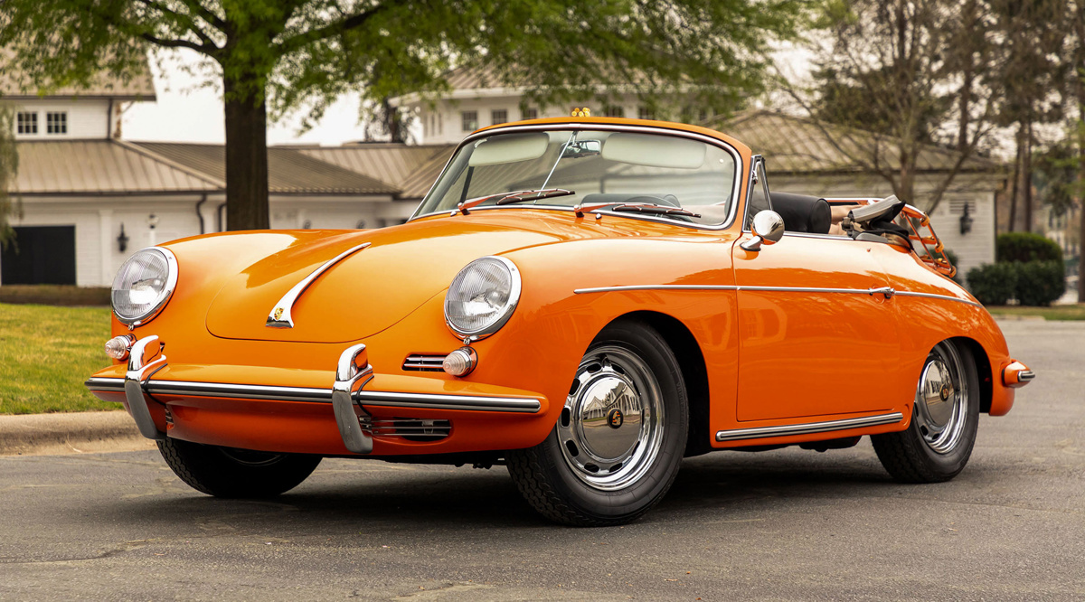 1965 Porsche 356 C Cabriolet by Reutter available at RM Sotheby's Amelia Island Live Auction 2021