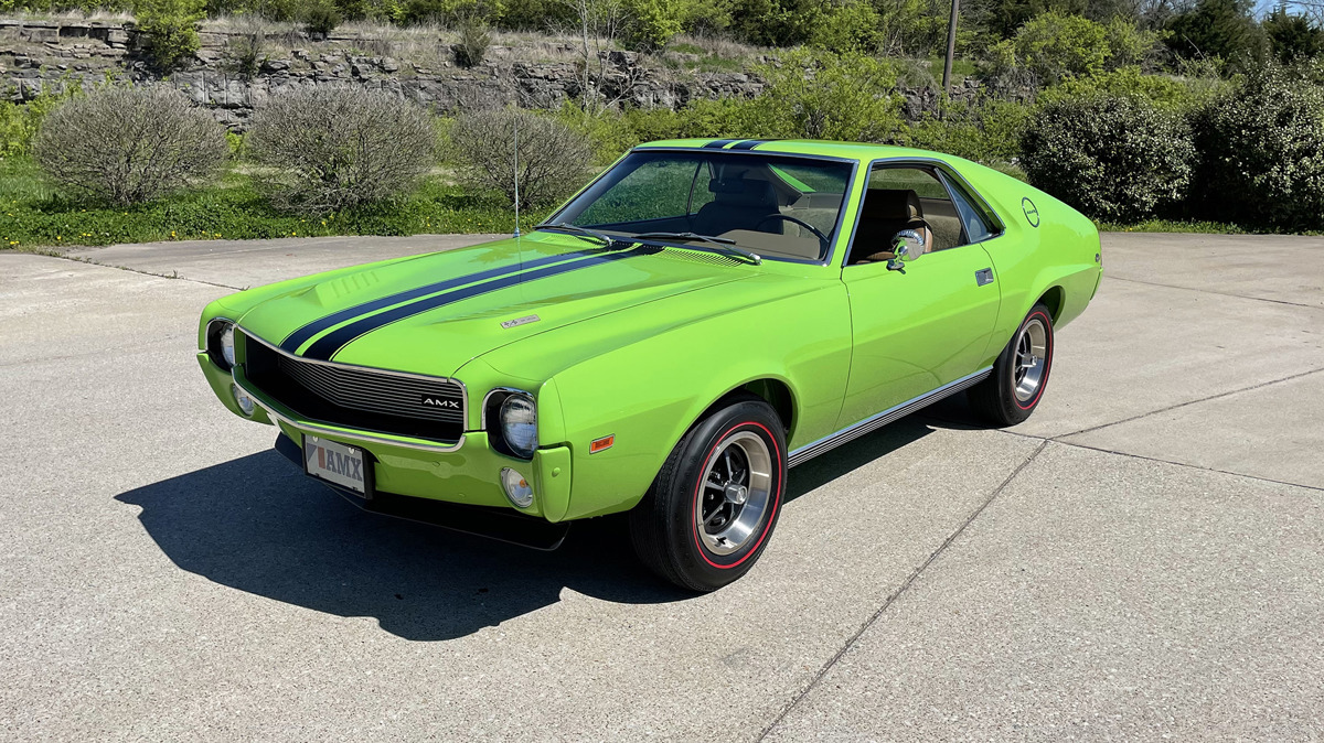 1969 AMC AMX California 500 Special available at RM Sotheby's Online Only Open Roads April Auction 2021