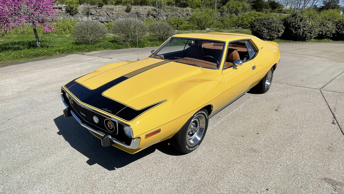 1974 AMC Javelin AMX available at RM Sotheby's Online Only Open Roads April Auction 2021