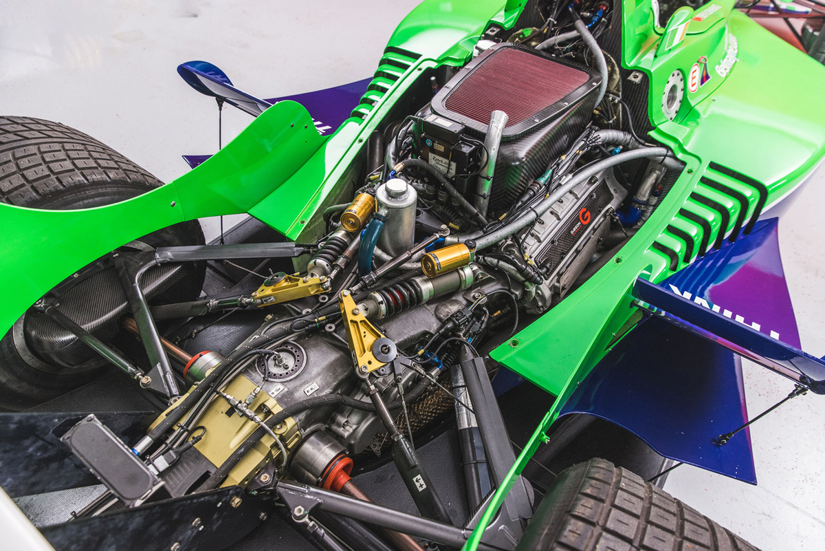 Engine of the 2005 Lola B05/52 A1 Grand Prix available at RM Sotheby's Amelia Island Live Auction 2021