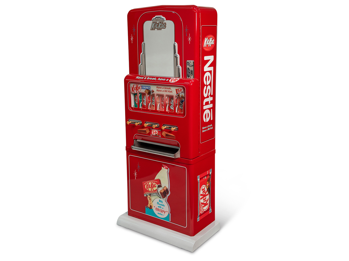 Kit Kat-Themed Stoner Six-Pull Vending Machine available at RM Sotheby's Online Only Handle With Fun Auction 2021