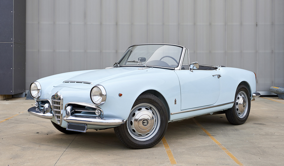1965 Alfa Romeo Giulia 1600 Spider Veloce by Pininfarina available at RM Sotheby's Online Only Open Roads March Auction 2021
