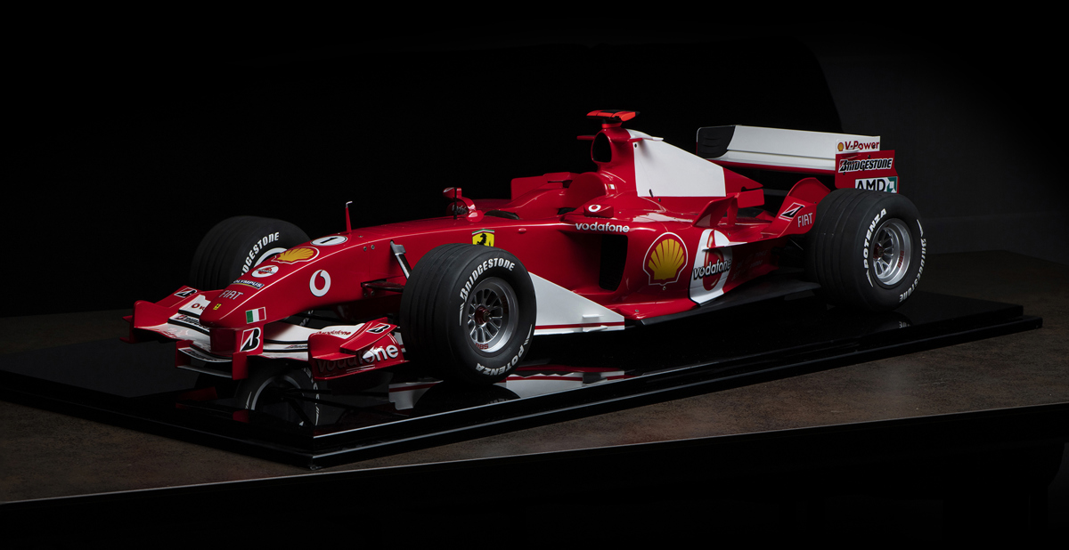 2005 Ferrari F2005 1:5 Scale Model by Bell Sports available at RM Sotheby's Online Only Open Roads March Auction 2021