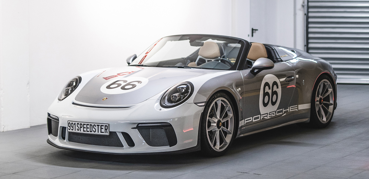 2019 Porsche 911 Speedster 'Heritage Design' available at RM Sotheby's Online Only Open Roads March Auction 2021