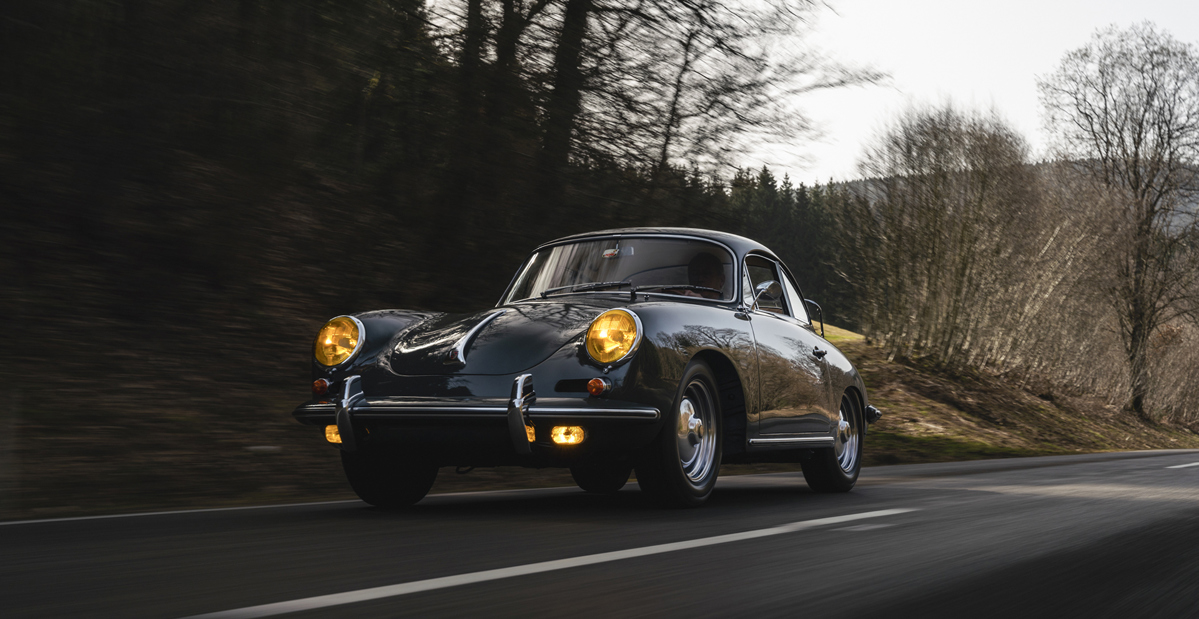 Slate Gray 1962 Porsche 356 B Carrera 2 Coupe by Reutter available at RM Sotheby's Online Only Open Roads March Auction 2021