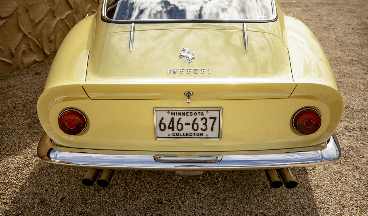 Rear of 1968 Ferrari 275 GTB/4 by Scaglietti available at RM Sotheby's Amelia Island Live Auction 2021