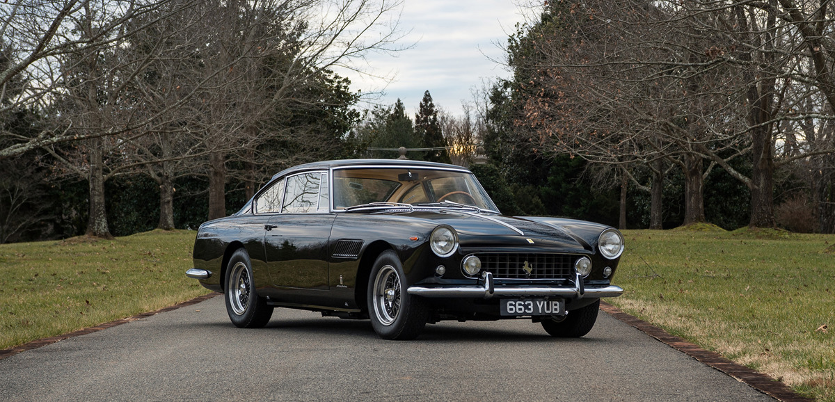 Nero 1962 Ferrari 250 GTE 2+2 Series II 'Hot Rod' available at RM Sotheby's Online Only Open Roads February Auction 2021