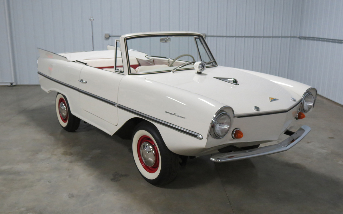 White 1964 Amphicar 770 available at RM Sotheby's Online Only Open Roads February Auction 2021