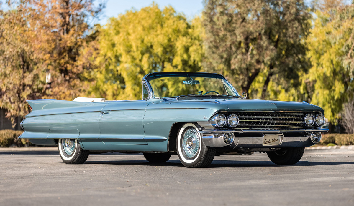 Jade Metallic 1961 Cadillac Eldorado Biarritz available at RM Sotheby's Online Only Open Roads February Auction 2021