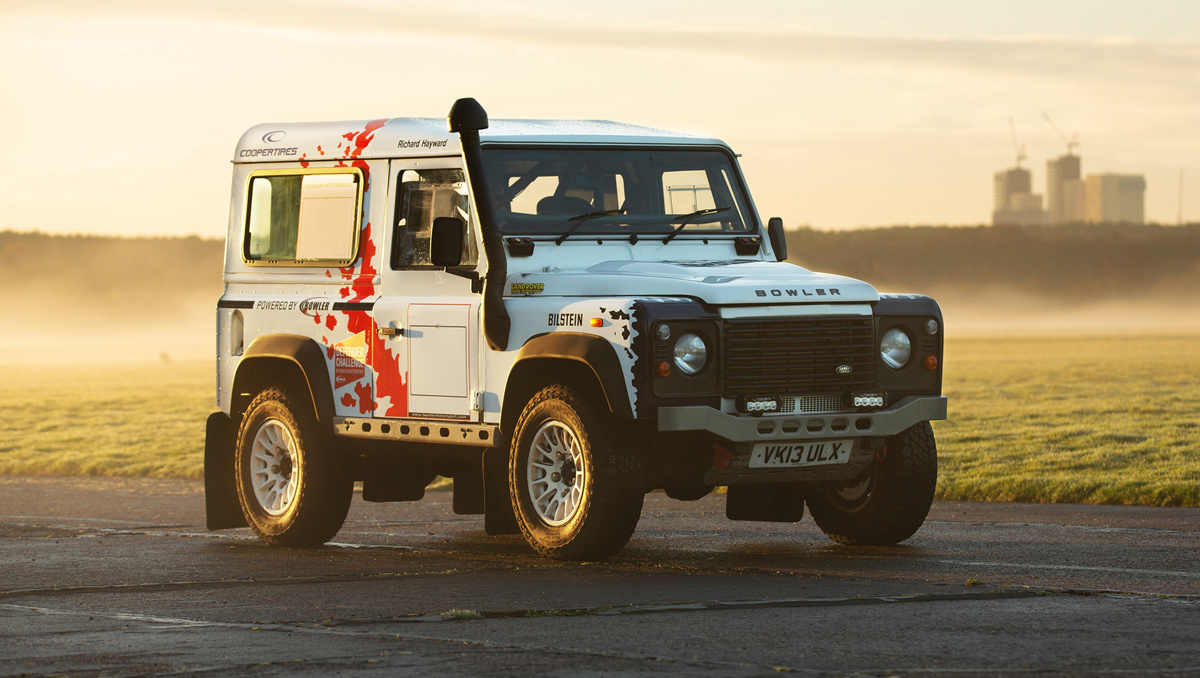 2013 Land Rover Defender 90 Hardtop TD Challenge by Bowler available at RM Sotheby's Paris Auction 2021