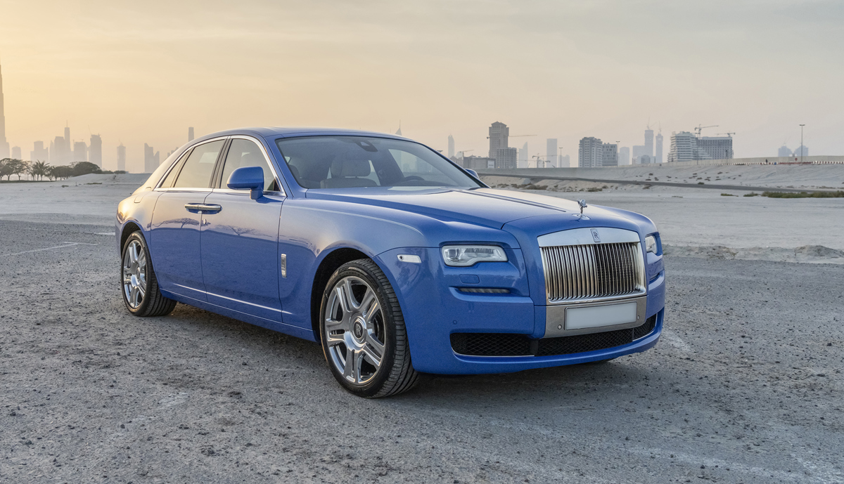 Arabian Blue 2016 Rolls-Royce Ghost available at RM Sotheby’s Online Only Open Roads February Auction 2021