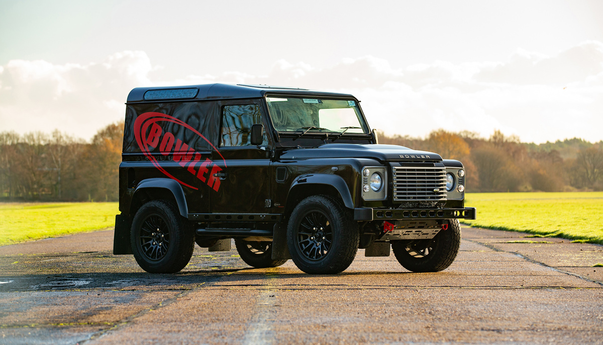 2015 Land Rover Defender 90 Hardtop XS by Bowler available at RM Sotheby’s Paris Auction 2021