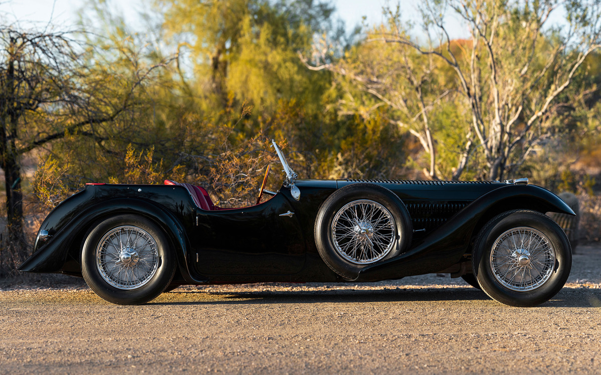 1937 Bugatti Type 57SC Tourer by Corsica available at RM Sotheby’s Arizona Live Auction 2021